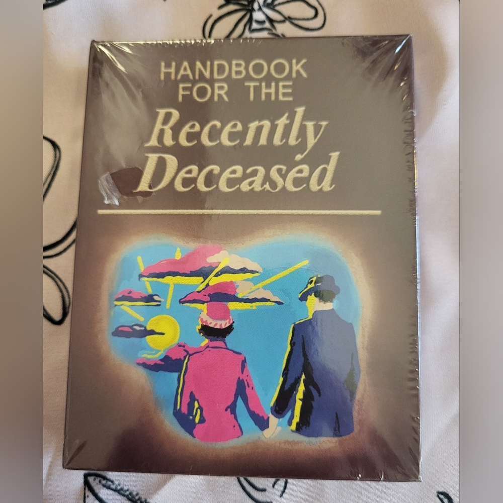 Handbook for the Recently Deceased Book Sticky Note Set NWT